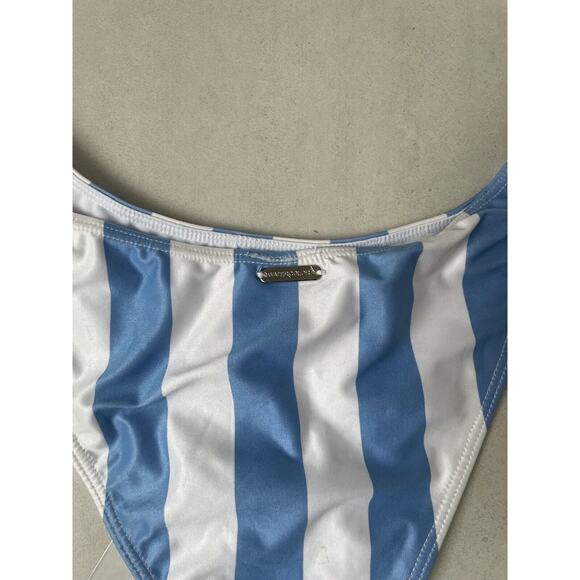 Kenny Flowers Swim Sporty Bikini Bottom Carolina Striped Swimwear - Picture 5 of 9